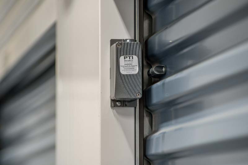 Security feature for a self storage unit.