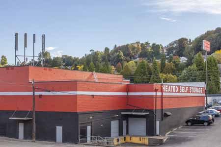 Multi-level climate controlled storage facility.