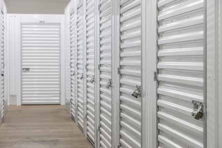 Interior of a climate-controlled storage facility.